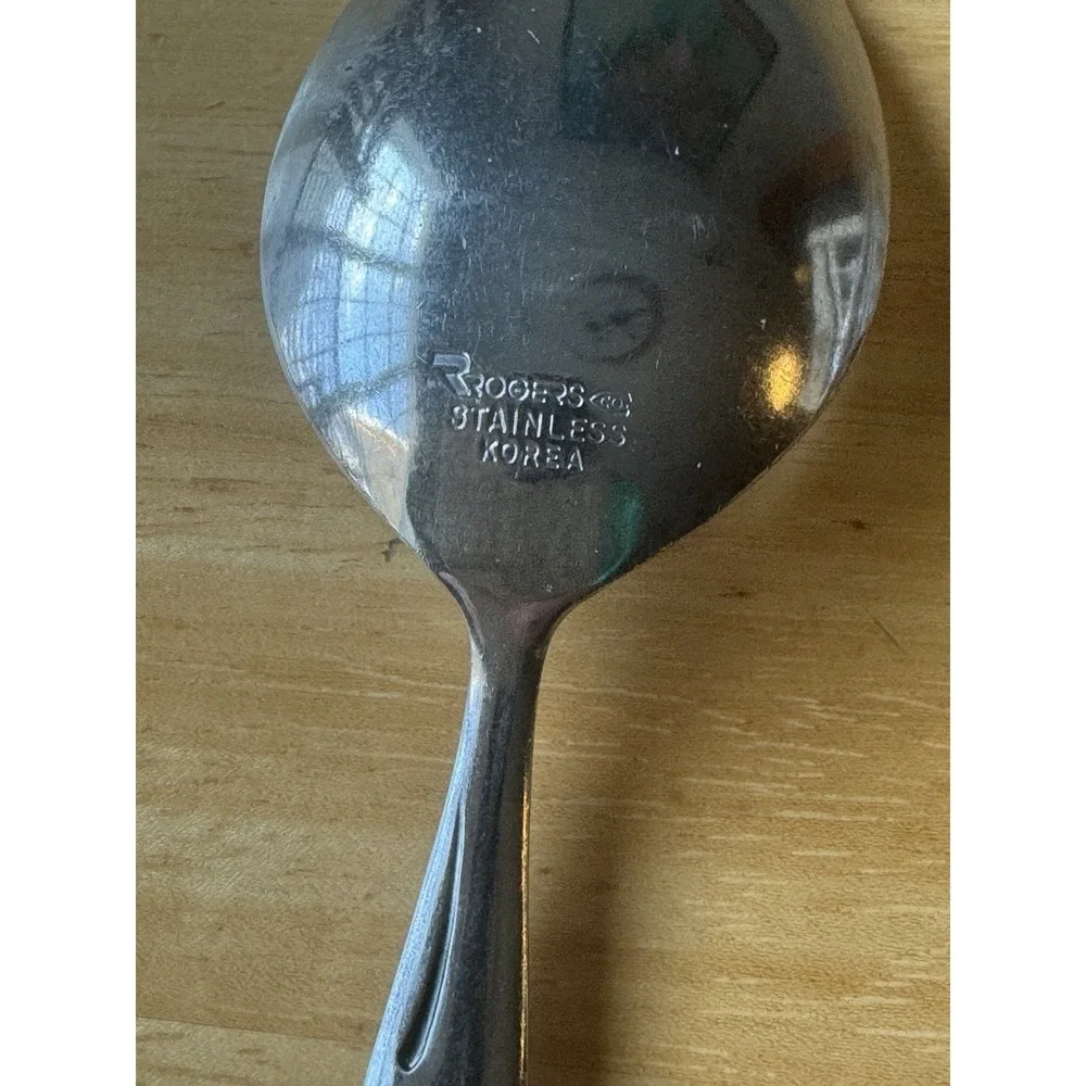Rogers Citadel Bamboo Stanley Roberts Serving Utensils Spoon Slotted Ladle